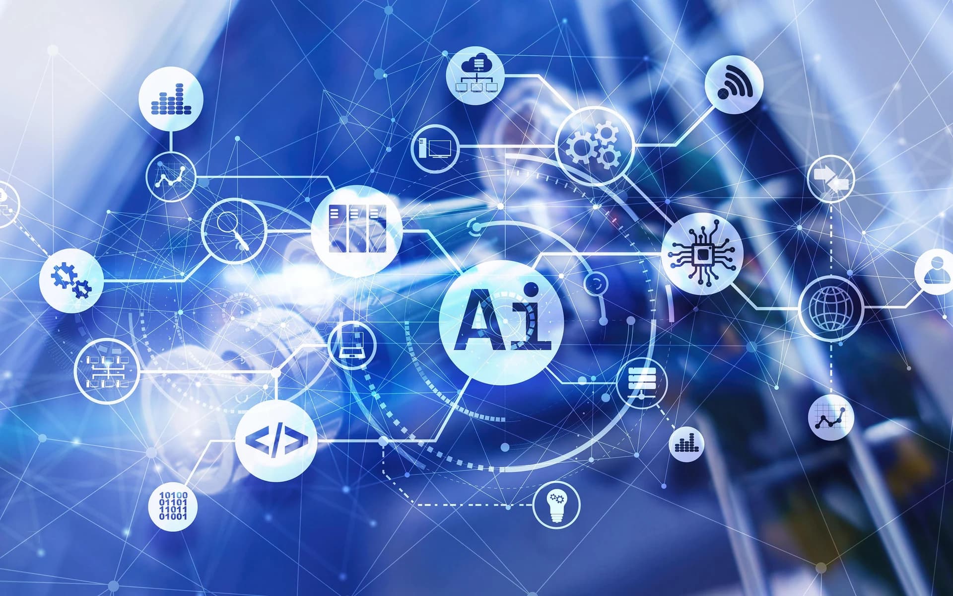 Connected artificial intelligence enterprise network